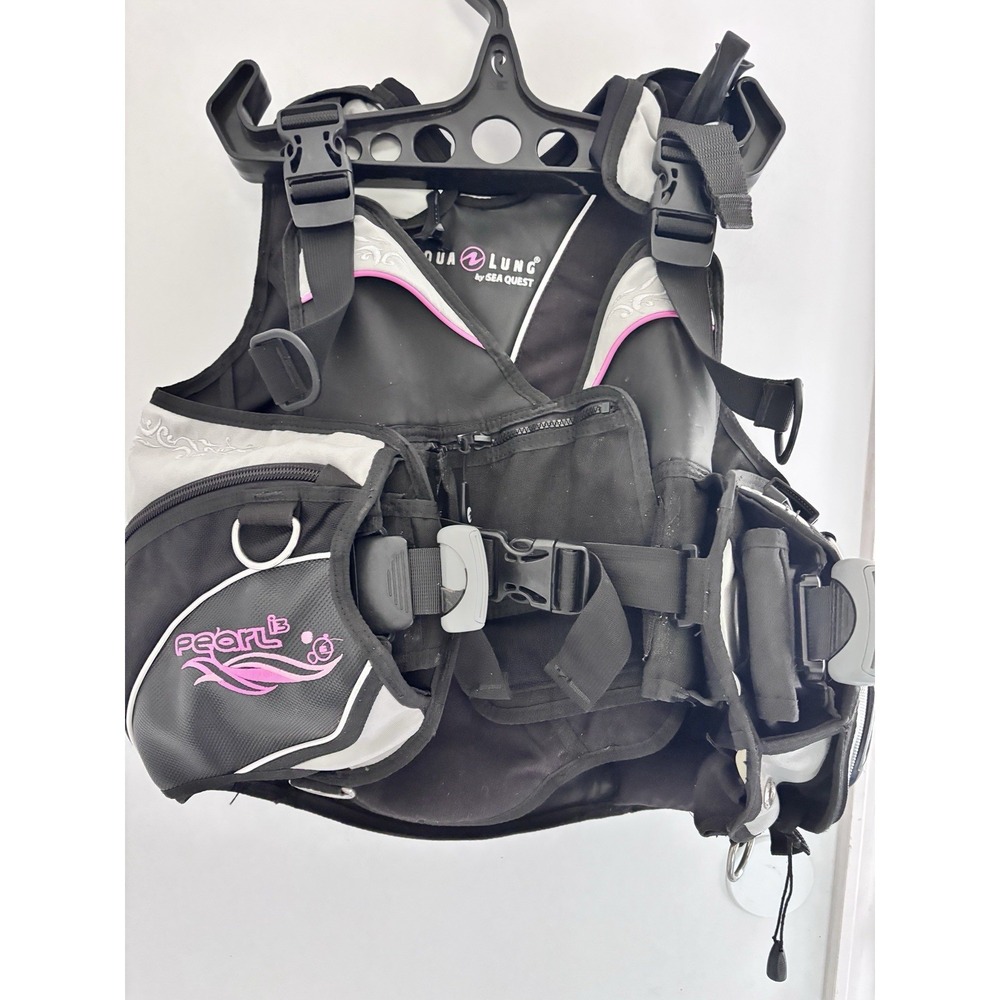 Aqua Lung By Seaquest Pearl i3 XS Scuba Diving Vest Adjustable Straps Knife